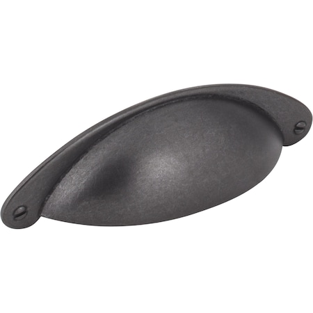 Jeffrey Alexander 3" Center-to-Center Gun Metal Lyon Cabinet Cup Pull 8233DACM